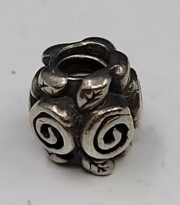 $20 • Buy Pandora Sterling Silver Ale Rose Petal Charm Bead 790136