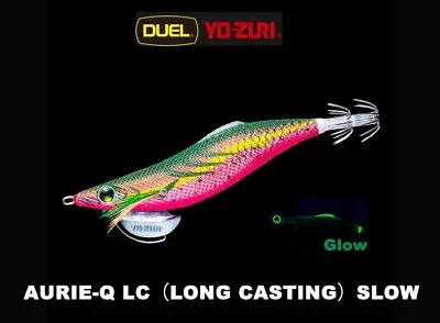 Yo Zuri Aurie-Q Long Cast Egi 3.0 Slow Sinking Squid Jig 15g - Choose Colour BRA • $22.99