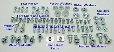 Kxf 250 450 Kawasaki Full Plastics Body Bolt Kit Fender Radiator Shrouds • $24.95