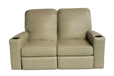 60  La-Z-Boy RV Camper Double Recliner Couch Theater Seating Baltimore Cream • $599.95