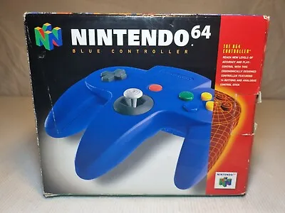 Blue Nintendo 64 N64 Box Only! (NO CONTROLLER) AUS GC • $52