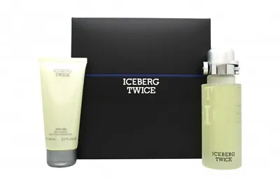 Iceberg Twice Pour Homme Gift Set 125ml Edt + 100ml Shower Gel - Men's For Him • £23.01