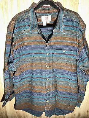 The Territory Ahead Men’s 2XL Multicolor Southwestern Long Sleeve Button Up • $37.99