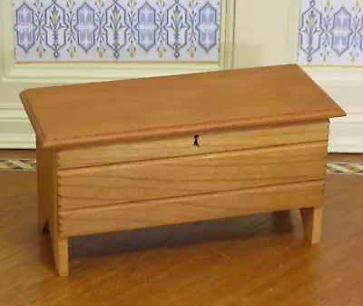 Warren Dick Blanket Chest / Trunk / Hope Chest - Artisan Dollhouse Miniature • $46