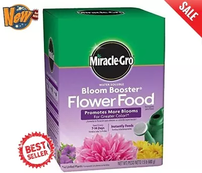 Miracle-Gro Bloom Plant Food Water Soluble Fertilizer Booster Grow Flowers 1.5lb • $8.50