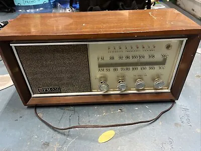 Vintage 1960s Panasonic AM/FM Tube Radio Model RE-784 - Working • $48.99