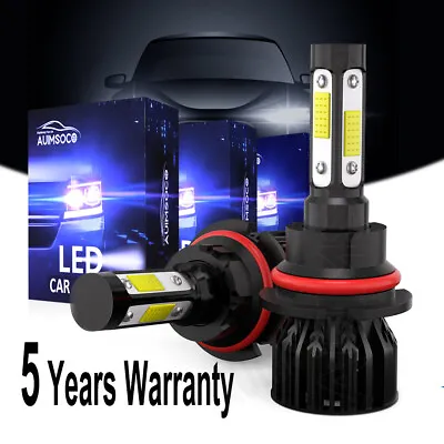 For Ford Ranger XLT Cab Pickup 1993-2011 9007 6500K LED Headlight High Low Bulbs • $25.99