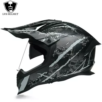 DOT Full Face Motorcycle Helmet Road Cross Motocross Racing Motorbike Helmets • $51.71