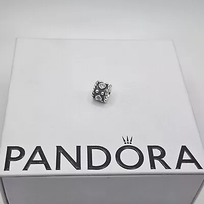 Genuine Pandora Oxy Crown CZ Charm ALE 925 #790221CZ • £12.50