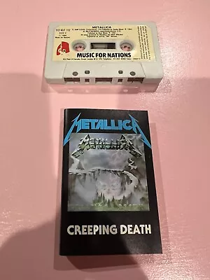 Metallica Creeping Death - Original Cassette - Music For The Nations 1984 • $21