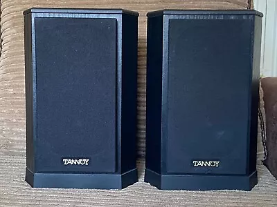 Pair Of Tannoy 603 Speakers Loudspeakers Black - Bookshelf • £20