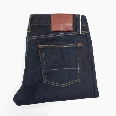 GUSTIN #146 16 Oz Japan Selvedge Indigo Blue Denim Straight Leg Jeans - 31 X 31 • $59