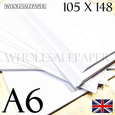 A2 A3 A4 A5 A6 White Card Making Thick Paper Printer Copier Sheets 300gsm Crafts • £1.99