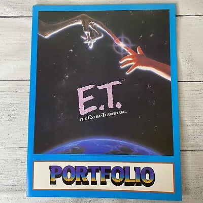 Vintage 1982 E.T. School Folder Portfolio The Extra-Terrestrial New Old Stock • $13.99