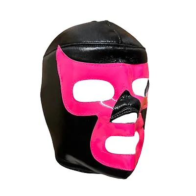 LUCHA DEMON (pro-fit) Lucha Libre Mexican Wrestling Luchador Costume Mask - Pink • $19.99