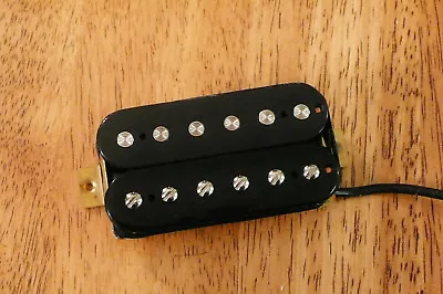 Vintage Output Bridge Humbucker Pickup Black Alnico 5 Magnet Four Conductor Wire • $21.59