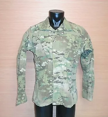 USGI Multicam Camo Flame Resistant Army Combat Coat Jacket FRACU Small Regular • $21.99