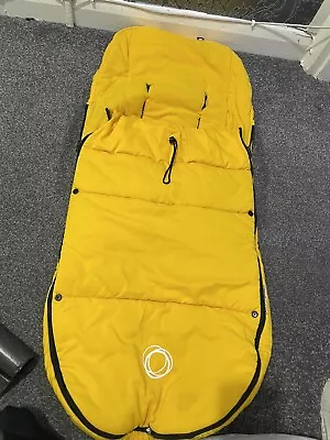 £13 • Buy Bugaboo Foot Muff Yellow, Used On Bugaboo Bee  Pushchair