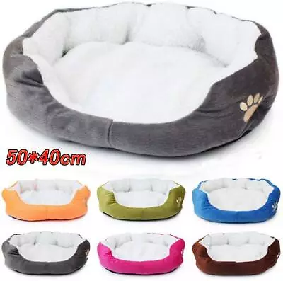 £6.89 • Buy Pet Dog Winter Warm Soft Dog Cat Bed Puppy Mat House Washable Kennel Pet Cushion
