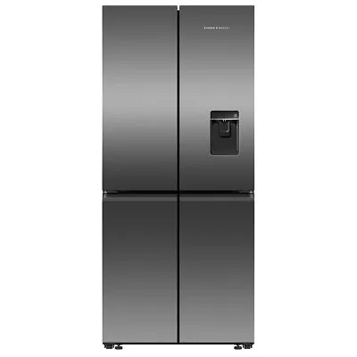 Fisher & Paykel 498L Quad Door Refrigerator Freezer With Ice And Water Black ... • $2023