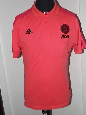 2018-19 Manchester United Polo (XL) Shirt Jersey Trikot Camiseta Maillot Maglia • £17.99