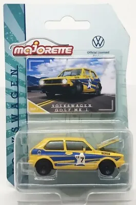 Majorette 1/64 Vw Golf Mk1 Yellow Volkswagen Series • £10.95