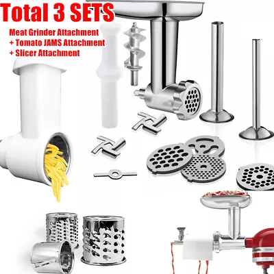 For Kitchenaid Mixer Meat Grinder Attachment&Tomato Juicer & Slicer Attachment • $76.99