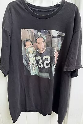 Mitchell & Ness Shirt Mens XL Black LA Raiders Marcus Allen Super Bowl Tee EUC! • $19.99