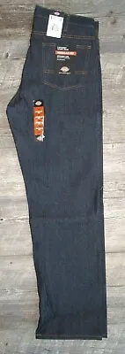 NEW Dickies 5-Pocket Work Jean Regular Fit Straight Leg   Dark Wash • $19.99