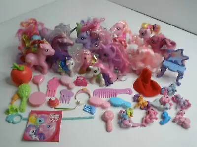 My Little Pony Lot Of 23 Dolls Figures & Accessories 2006-2008 • $19.99