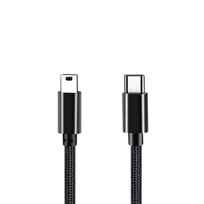 Tangles Nylon Braided Type-C To Mini USB Charging Cable Data Transfer Wire • $8.17