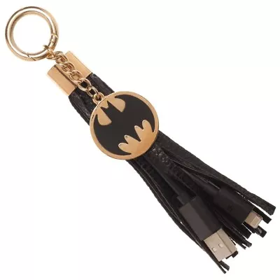 Batman - USB Charging Keychain With Iphone And Android Adapter DC Comics Bat Man • $18.95