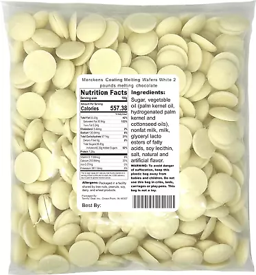 Coating Melting Wafers White Melting Chocolate 2 Pounds • $31.39