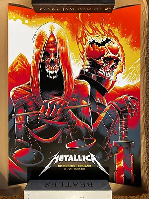 Metallica Donington Poster Set AP Edition Luke Preece Signed Hand Numbered #7/50 • $379.99