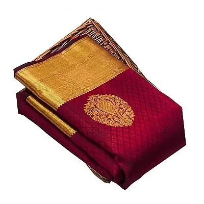 £23.99 • Buy Classic Banarasi Silk Saree Formal Party Wear Indian Bollywood Designer Sari