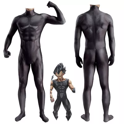 D.B. Saiyan Black Costume Cosplay Jumpsuit Adult Kid • $74.89