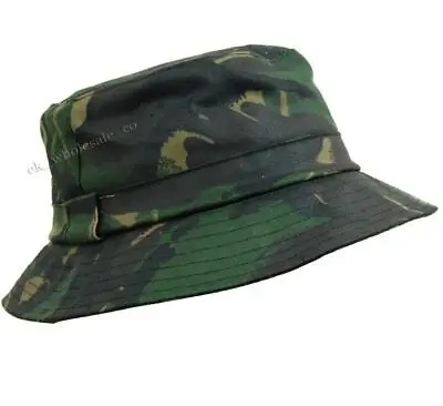 Game Safari Camoflage Wax Cotton Bucket Sun Hat - Hunting Fishing Outdoor • £13.95