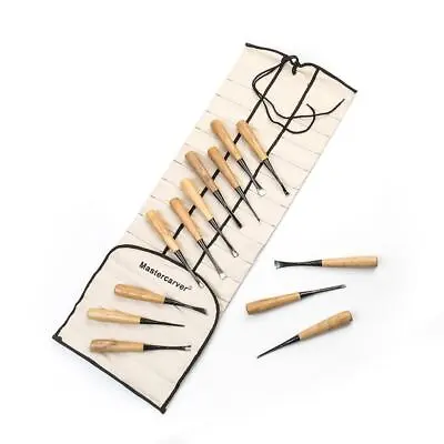 MasterCarver 401003 Essential Tool Starter Set Wood Carving 13 Pieces • $153.98