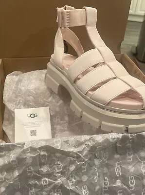 Ugg Ashton Strappy Rosy Beige Gladiator Platform Sandals Women Us 8/ Eur 39 New • $59.99