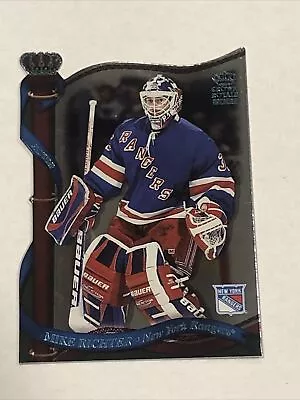 Mike Richter 2002 Pacific Crown Royal Blue Parallel Die Cut SSP 16/89 • $20