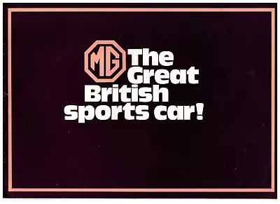 MG MGB MGB GT & Midget Mark III Car Brochure Original 1971 • $12.38