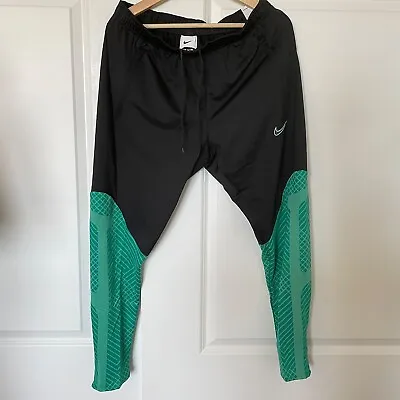 Nike Dri-Fit Strike Men's Black Training Soccer Pants Slim Fit (MSRP $70) Sz L • $36.99