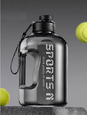 MEGA Gallon Water Bottle With Handle|Leakproof Jug For Gym Fitness & Outdoors • $18