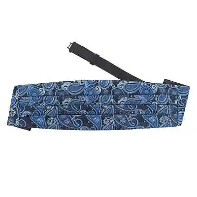 Mens Cummerbund Paisley Bohemian Formal Wedding Adjustable Accessory By DQT • £8.99