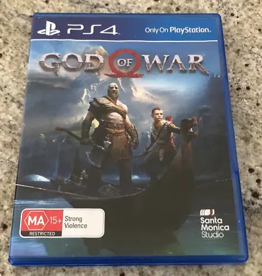 God Of War - Playstation 4 Game - 2018 - R4 Blu Ray Disc - Like New • $24.95