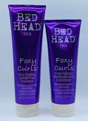 $29.99 • Buy Tigi Bed Head Foxy Curls Frizz Fighting Shampoo & Conditioner Duo Set Free Ship