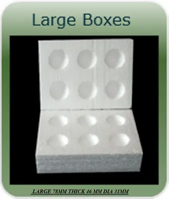 20 Large Polystyrene Egg Boxes Hatching/incubation Chicken • £29
