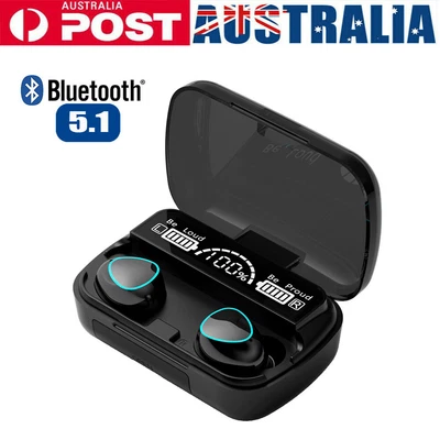 $15.67 • Buy TWS Bluetooth 5.1 Wireless Earbuds Waterproof LED Display Earphones AU