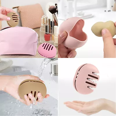 Protable Silicone Makeup Egg Storage Box Travel Protable Cosmetic Puff Box Cases • $2.48