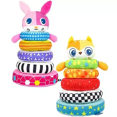 Stacking Nesting Toys  Toy Building Rings Stacker For • £9.52